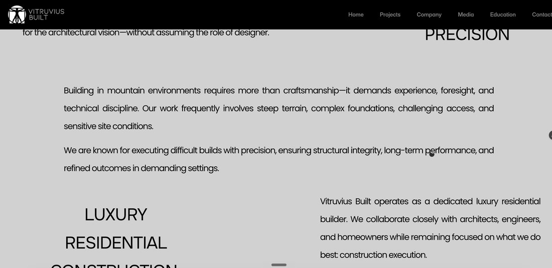 Vitruvius Built old Framer website — clunky, heavy, difficult to update